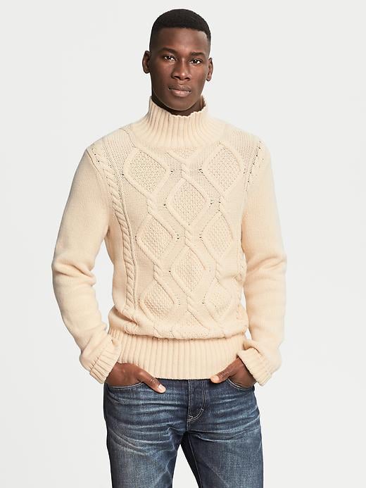 Banana Republic Heritage Cable-Knit Turtleneck ($130)