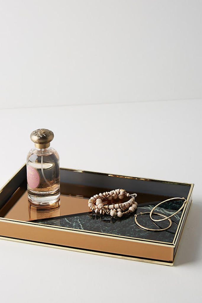 Anthropologie Rose-Gold Vanity Tray
