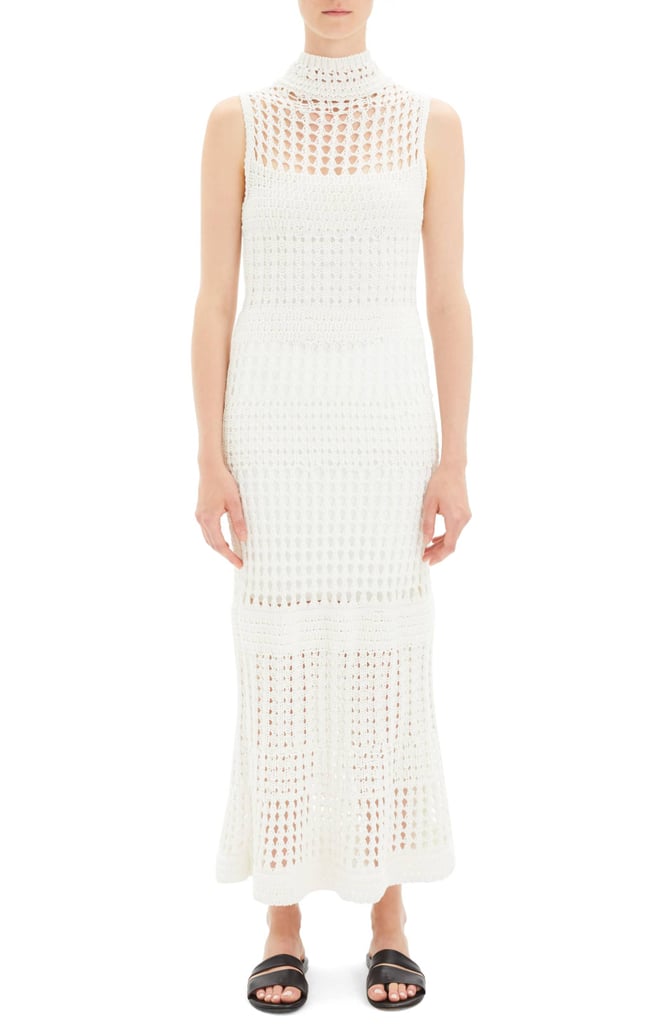 Theory Mixed Knit Maxi Dress