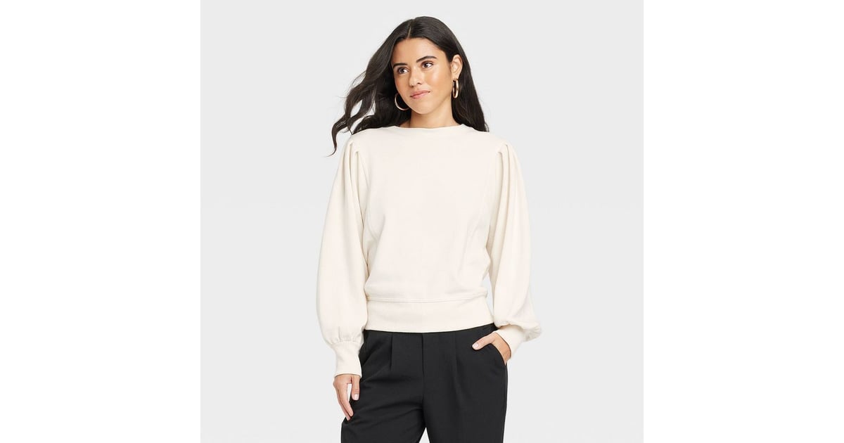 A New Day Women's Fleece Sweatshirt Best Products From Target Deal