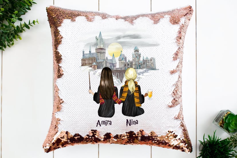 Friends new arrivals sequin pillow