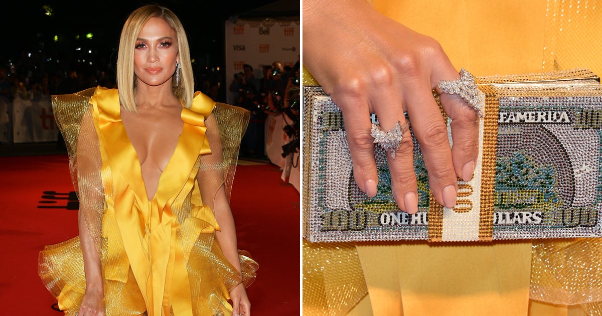 Jennifer Lopez Wears Yellow Gown to Hustlers TIFF Premiere | PS Fashion