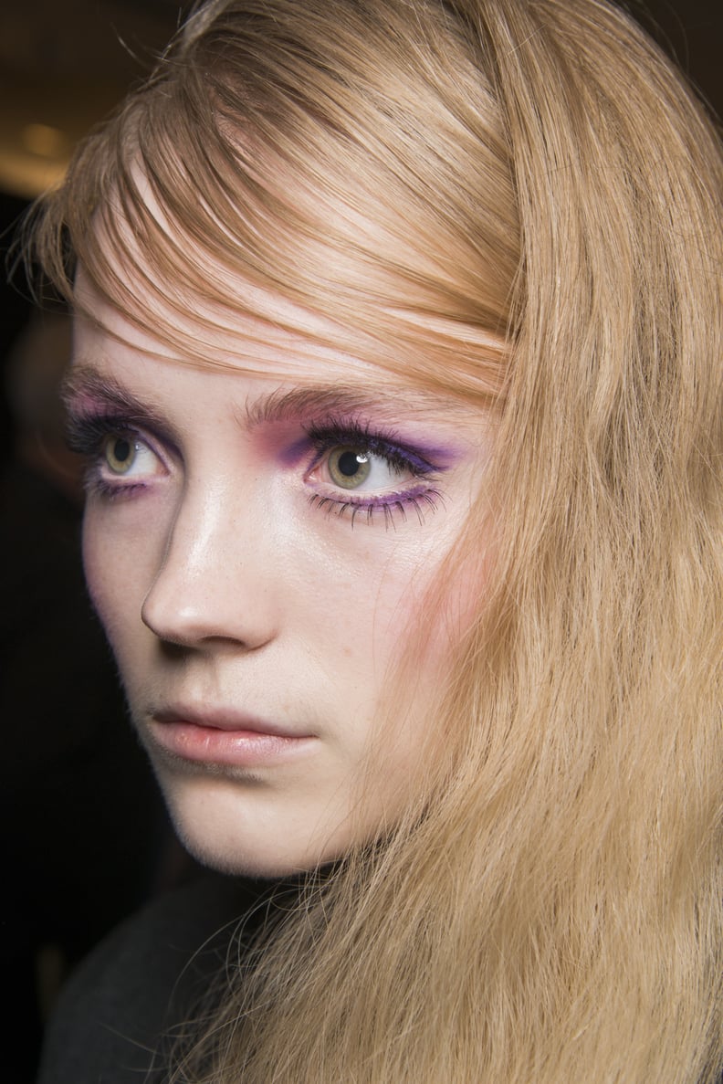 Meticulously Swept Bangs at Anna Sui