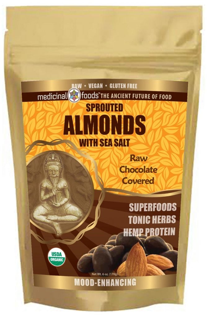 Medicinal Foods Sprouted Almonds With Sea Salt