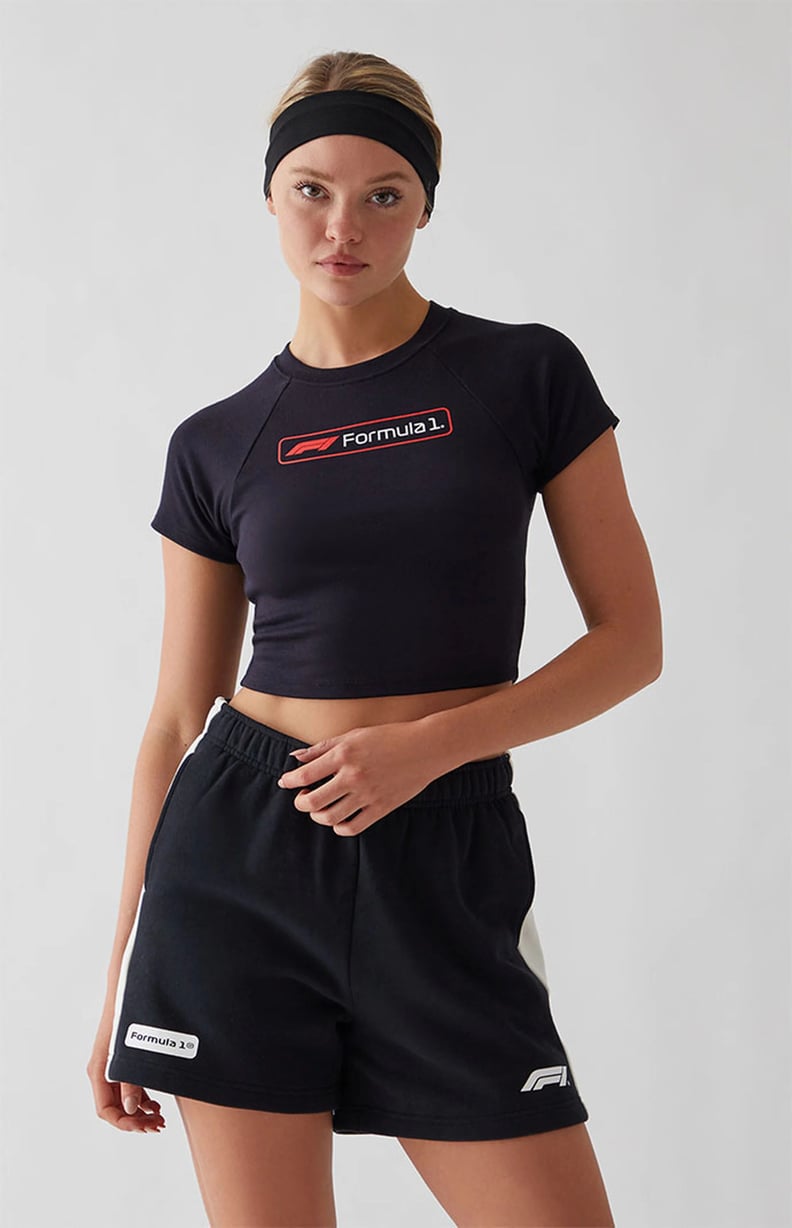 A Form-Fitting Cropped T-Shirt