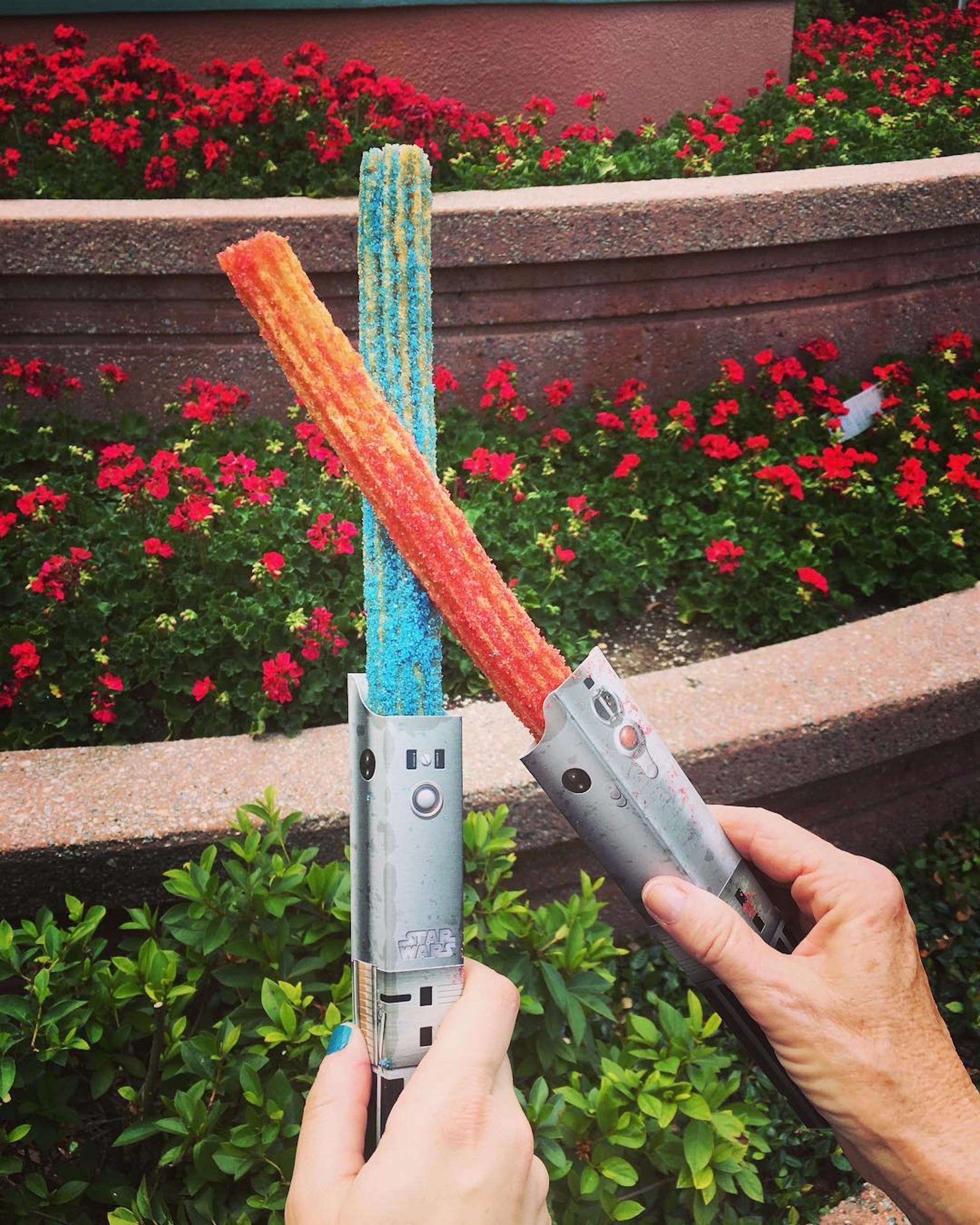Star Wars Lightsaber Churros at Disneyland POPSUGAR Food
