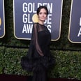 Angelina Jolie's Stunning Golden Globes Gown Just Oozes Old Hollywood Glamour