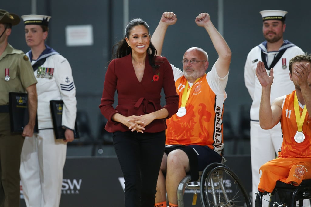 Meghan Markle Kissed on Cheek By Invictus Games Athlete 2018 POPSUGAR