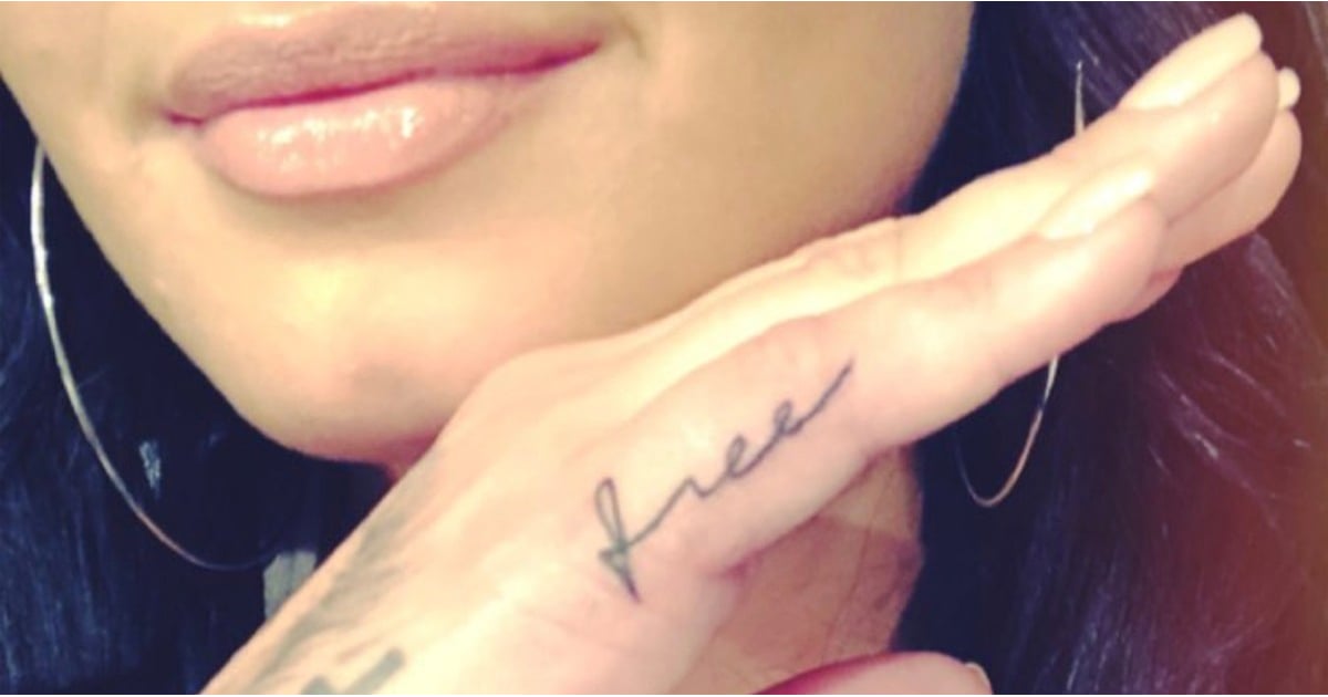 Demi Lovato Tattoos And Meanings Popsugar Celebrity