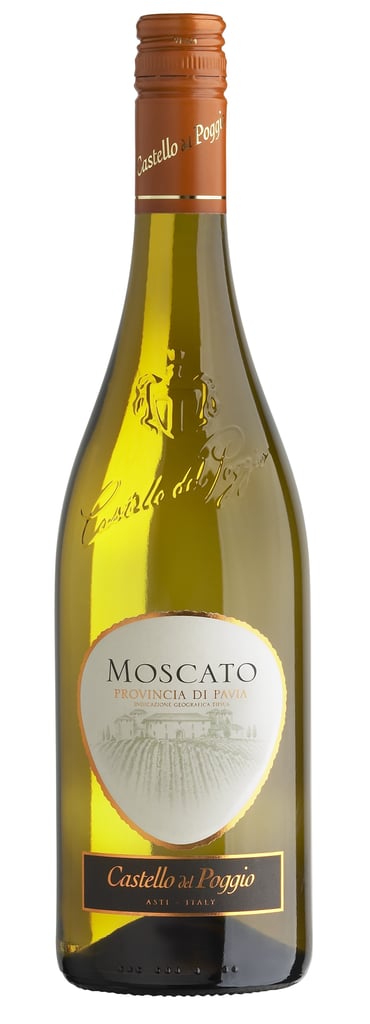 Wine is always a great gift — always! 
Castello del Poggio Moscato ($12)