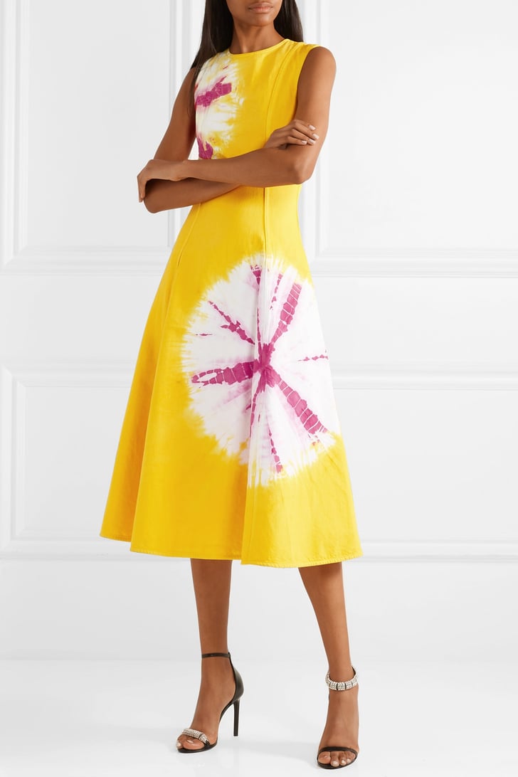 CALVIN KLEIN 205W39NYC Tie-dyed denim midi dress | How to Wear Tie-Dye Like  It's 2019, Not 1999 | POPSUGAR Fashion Photo 31