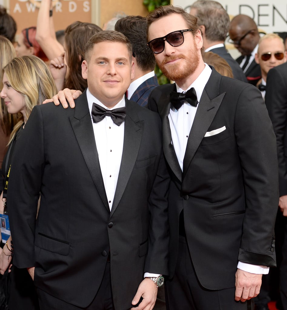 Jonah Hill and Michael Fassbender brought two times the good looks.