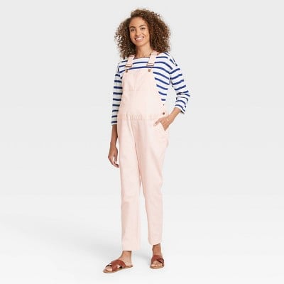 The Nines by Hatch Maternity Classic Cotton Twill Overalls