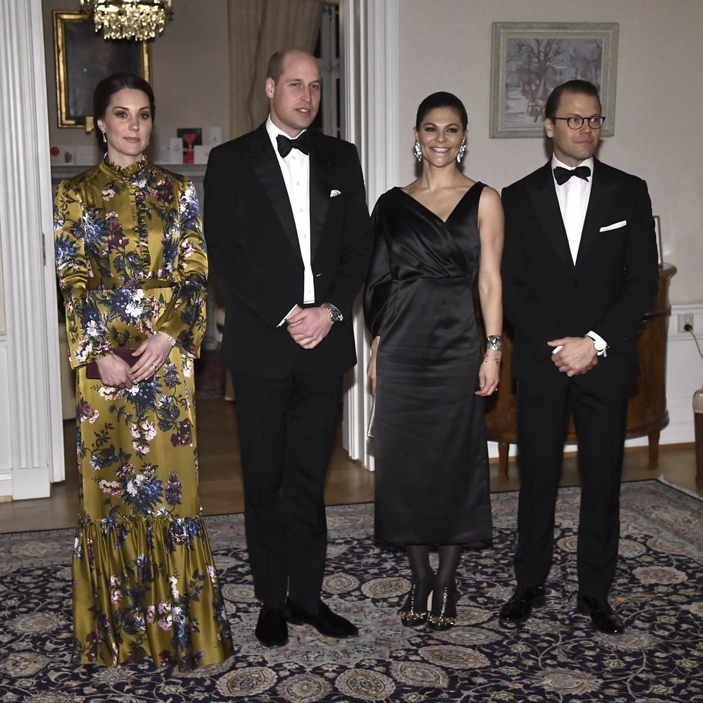 Kate Middleton's Gold Floral Erdem Dress