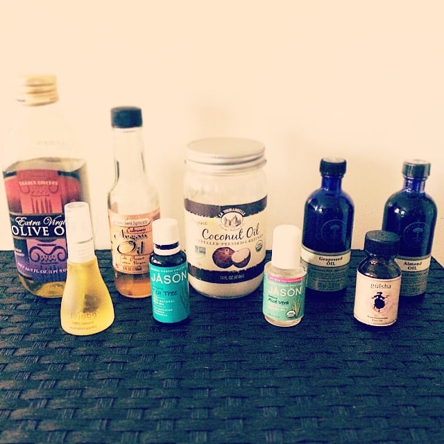 One hour for a hot oil treatment: I mix my own concoction of base and essential oils for my dry scalp. My favorite is a blend of castor, tea-tree, and argan oils. First I heat it up the oil with boiling water, and then I apply it to my scalp and sit under a heated conditioning cap. This weekly preshampoo remedy has become the only thing that keeps my dandruff under control. I also use Philip Kinglsey Elasticizer ($49) on my ends. 
30 minutes for shampoo: My 4B hair type is so coarse and wiry that it's hard to get shampoo to my roots. Therefore, I have to wash my hair in four sections — two in front and two in back — which I clip up before getting into the shower. My favorite cleanser is the SheaMoisture Jamaican Black Castor Oil Shampoo ($11) mixed with Ouidad Mediterranean Bay Leaf Exfoliating Hair and Scalp Treatment ($26).  
30 minutes for detangling: I divide each quarter into smaller sections and apply deep conditioner, like Briogeo Don't Despair, Repair! ($26). The moisturizers in the conditioner help a wide-tooth comb glide through my wiry coils. Then, I twist up every section of hair afterward to keep it from tangling.
One hour for deep conditioner: Afro hair can be very dry, so I take the time to sit with my conditioner in for at least 30 minutes. I use my favorite heated conditioning cap ($39) to help the products penetrate deep into the hair shaft. 
Three or four hours for twisting: Let me tell you . . . I NEVER #wakeuplikethis. To get my "natural" curls, I create 30 to 40 two-strand twists all over my head (usually while catching up on the latest Netflix streaming fad). I apply leave-in conditioner like Kinky-Curly Knot Today ($12) and a styling gel like Andre Walker  Hair Beautiful Kinks Styling Crème Gelee ($22) to get a stretched length and defined curls. 
One hour for untwisting/styling: Using coconut oil, I unravel each twist the following morning.