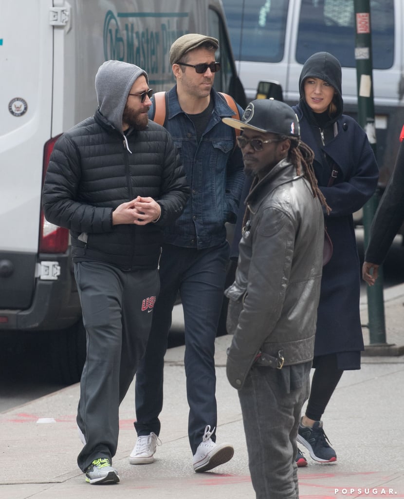 Ryan Reynolds Blake Lively and Jake Gyllenhaal in NYC 2017