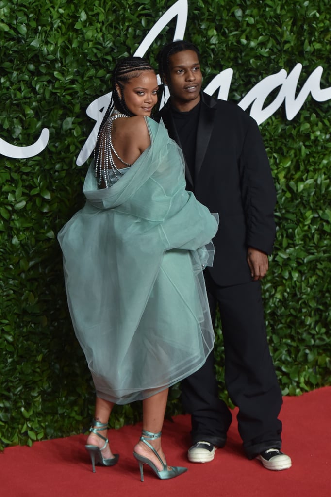 Rihanna and ASAP Rocky at the British Fashion Awards 2019