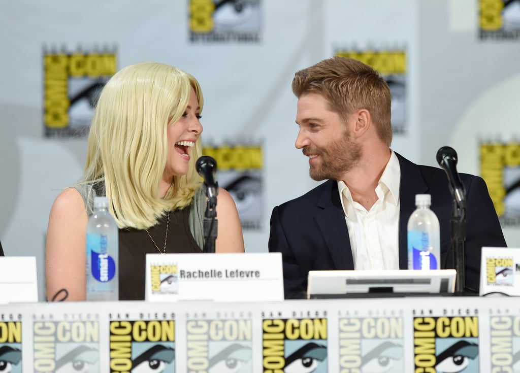 Under the Dome's Rachelle Lefevre and Mike Vogel laughed at their panel on Thursday.