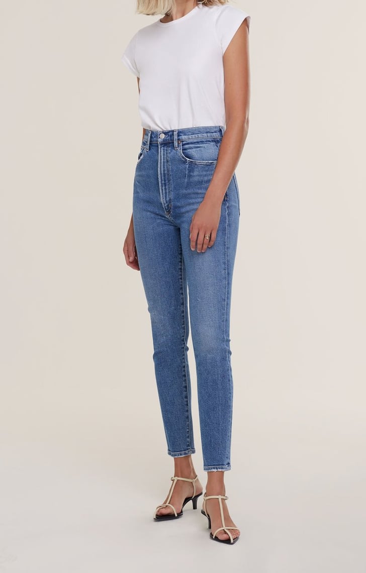 agolde pinch waist skinny jeans
