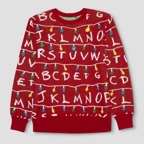 Stranger Things Ugly Holiday Light-Up Sweater