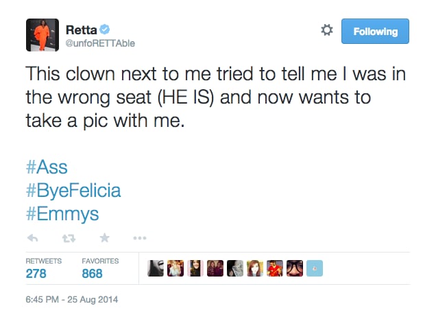 Retta Threw an Annoying Seat-Filler Under the Bus
