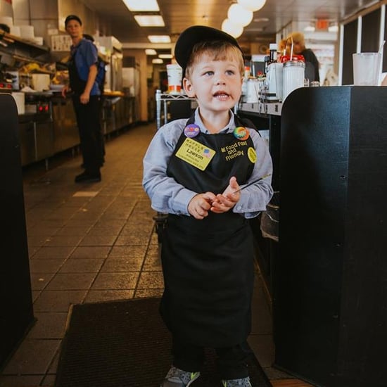 Toddler's Waffle House Birthday Party