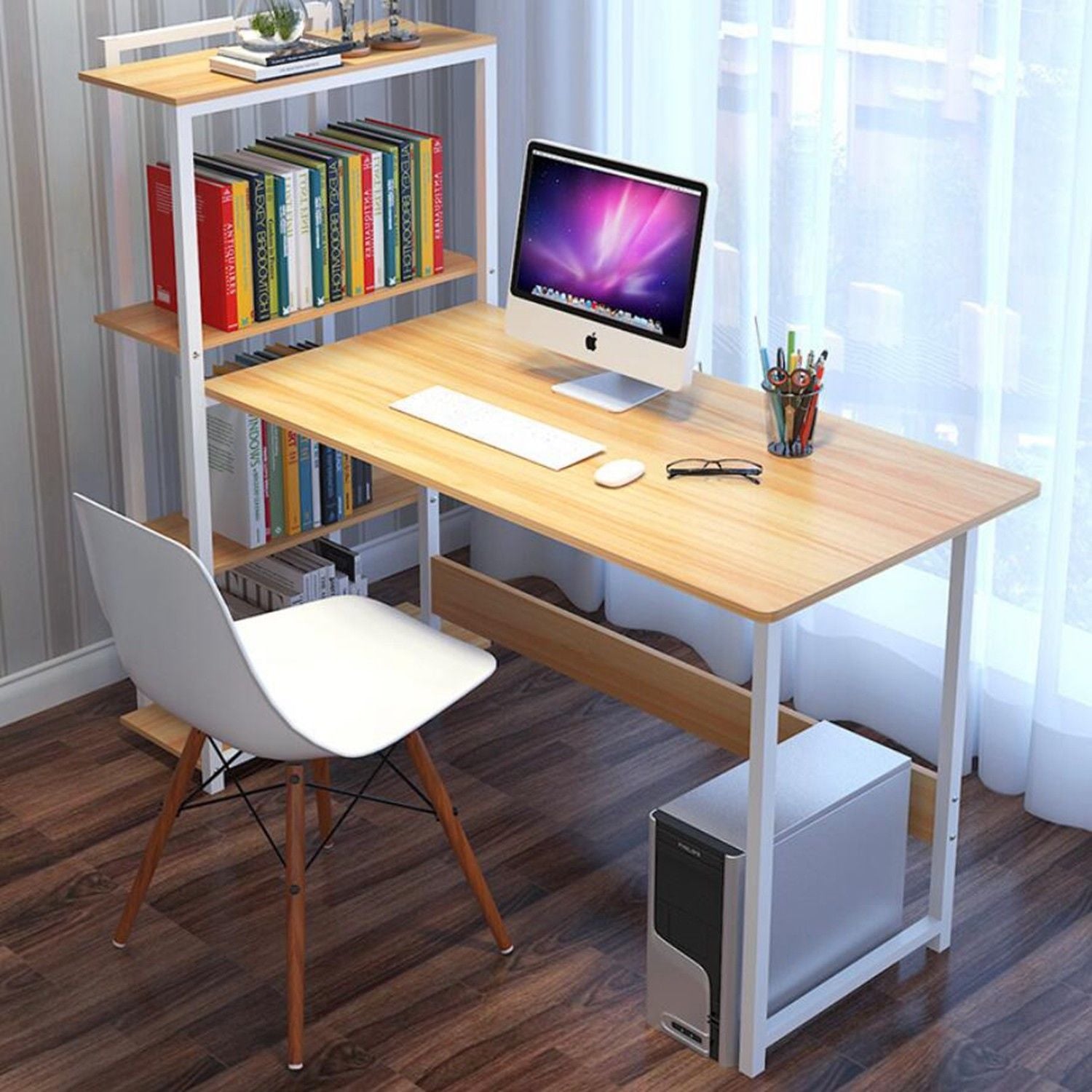 Wood Computer Desk 33 Genius Organizing Products That Will