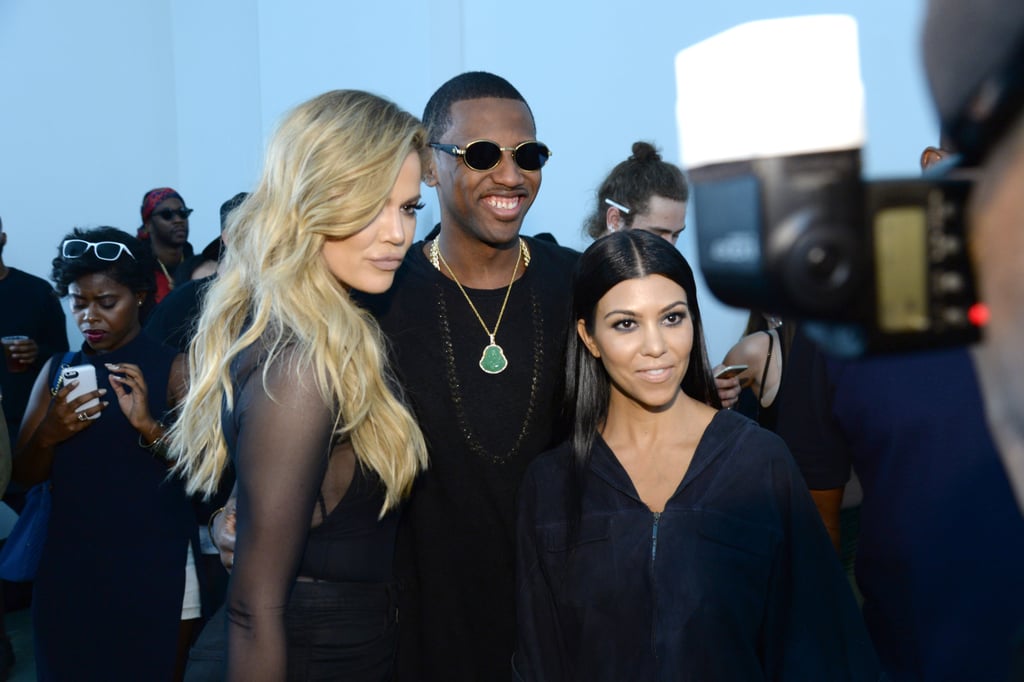 Kim Kardashian and North West at Yeezy Season 2 Fashion Show