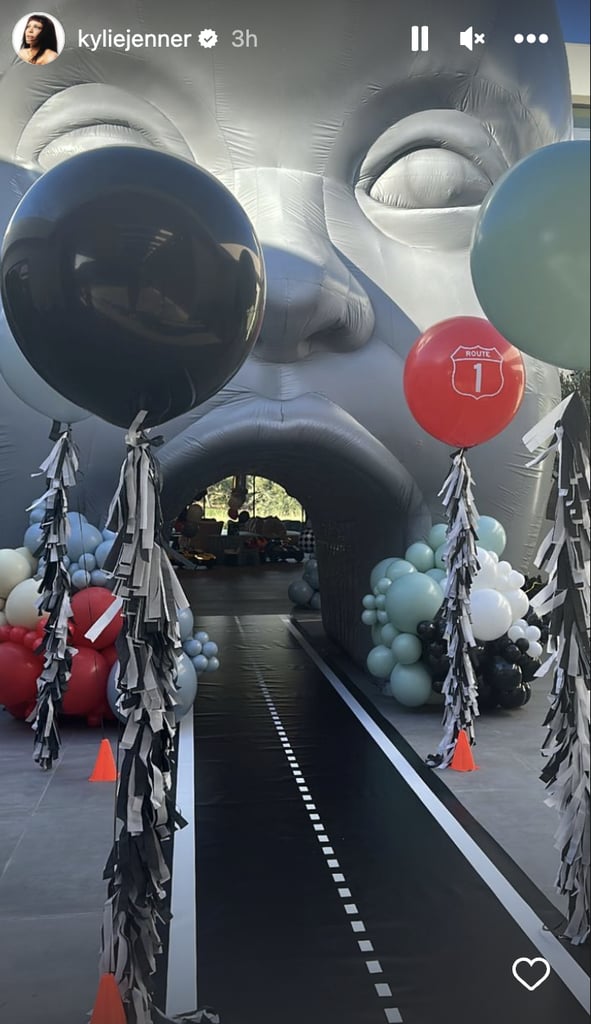 Kylie Jenner's Race Car Party For Aire's First Birthday