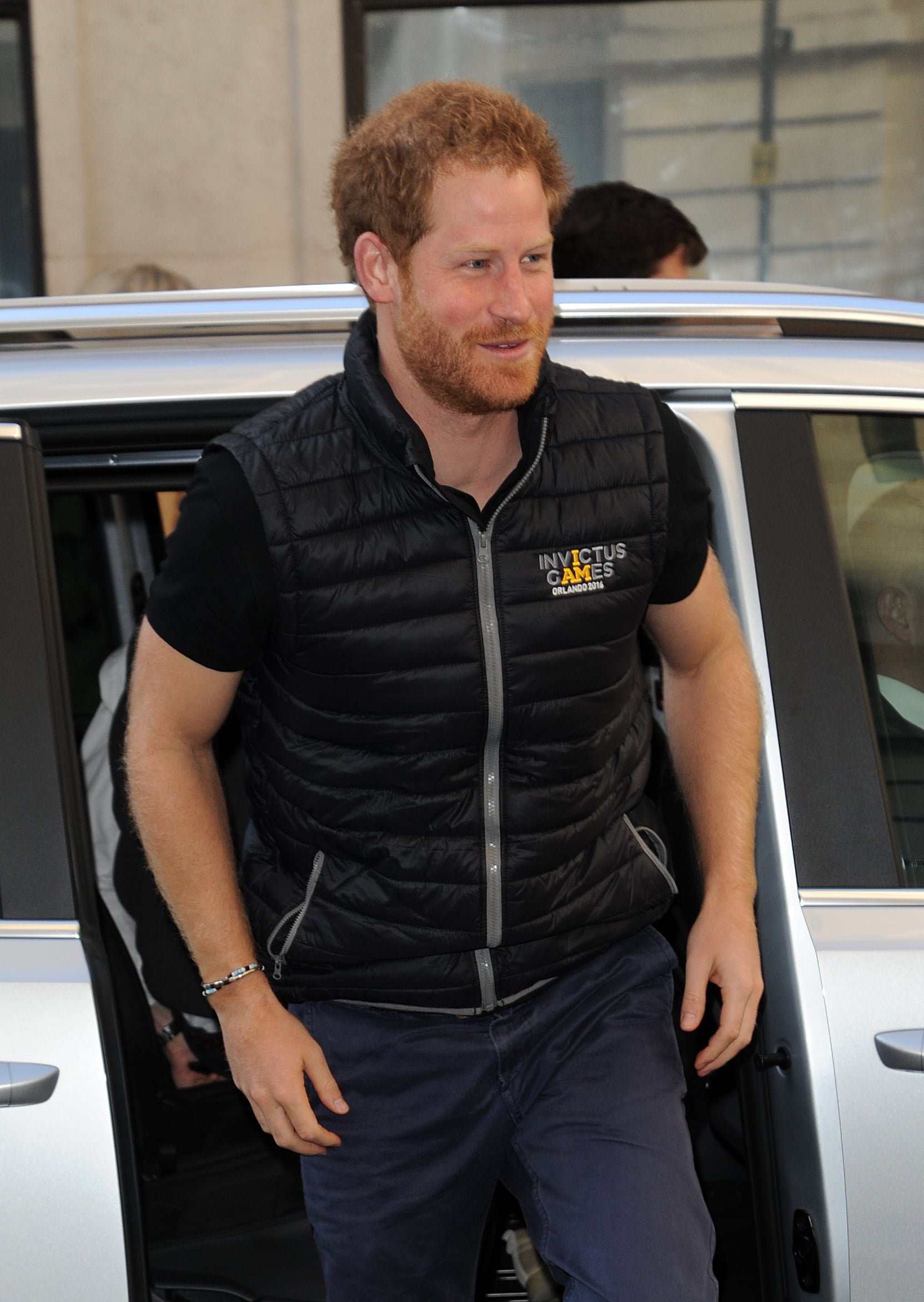 Prince Harry in London April 2016 POPSUGAR Celebrity