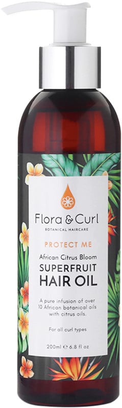 Flora and Curl African Citrus Bloom Superfruit Hair Oil