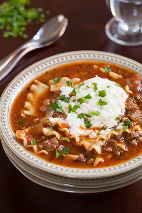 Lasagna Soup