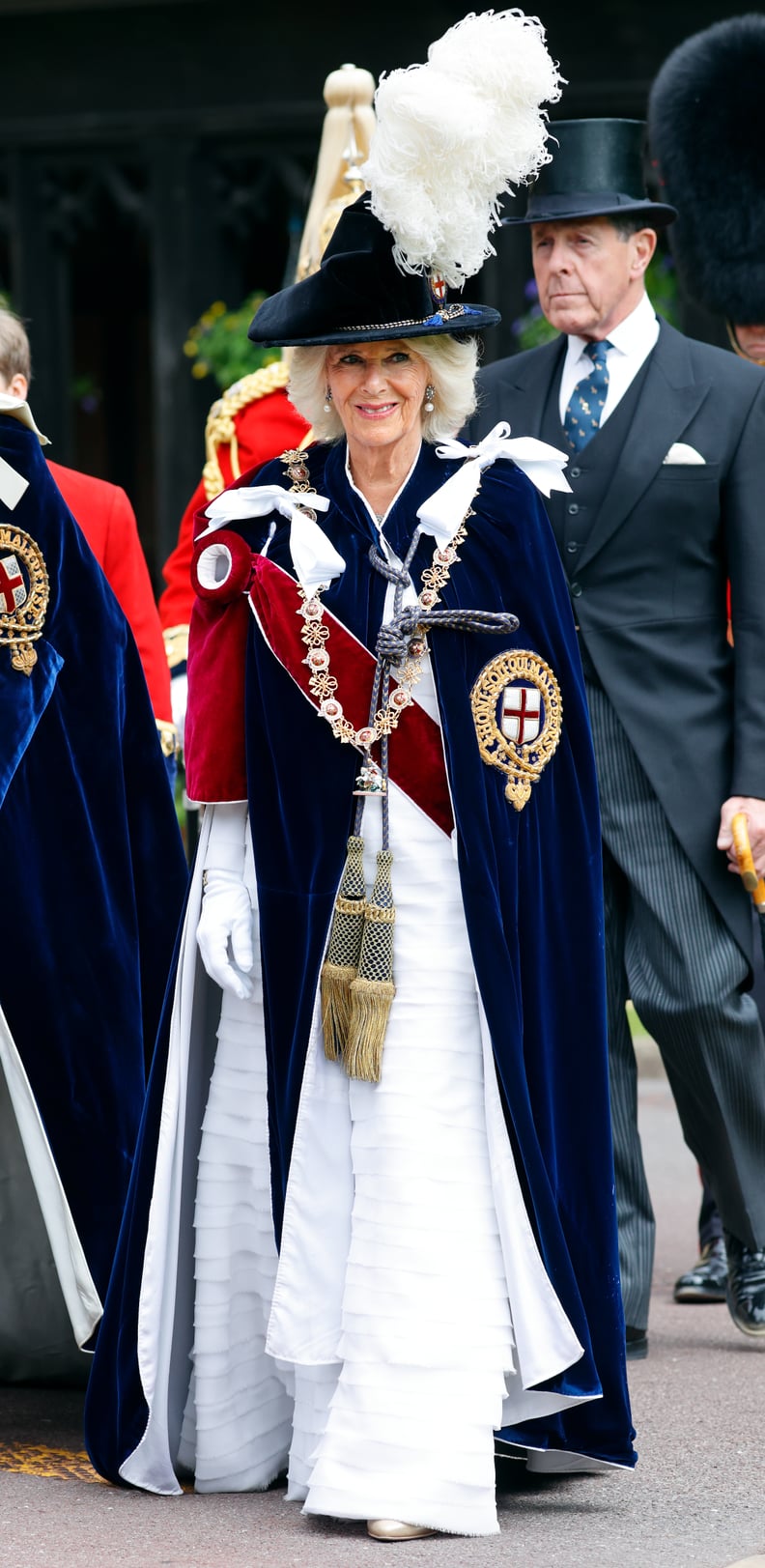 Queen Camilla's Coronation Robe and Necklace, 2023
