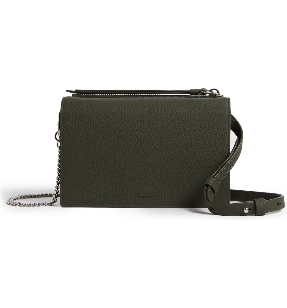 Allsaints Fetch Leather Crossbody Bag