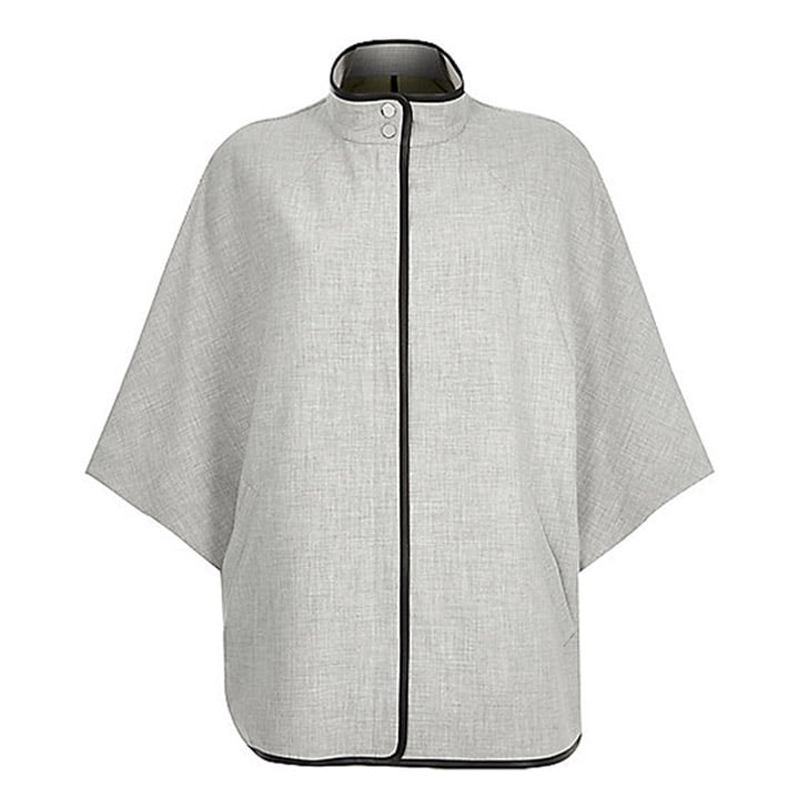 River Island Light Grey Cape Coat ($160)