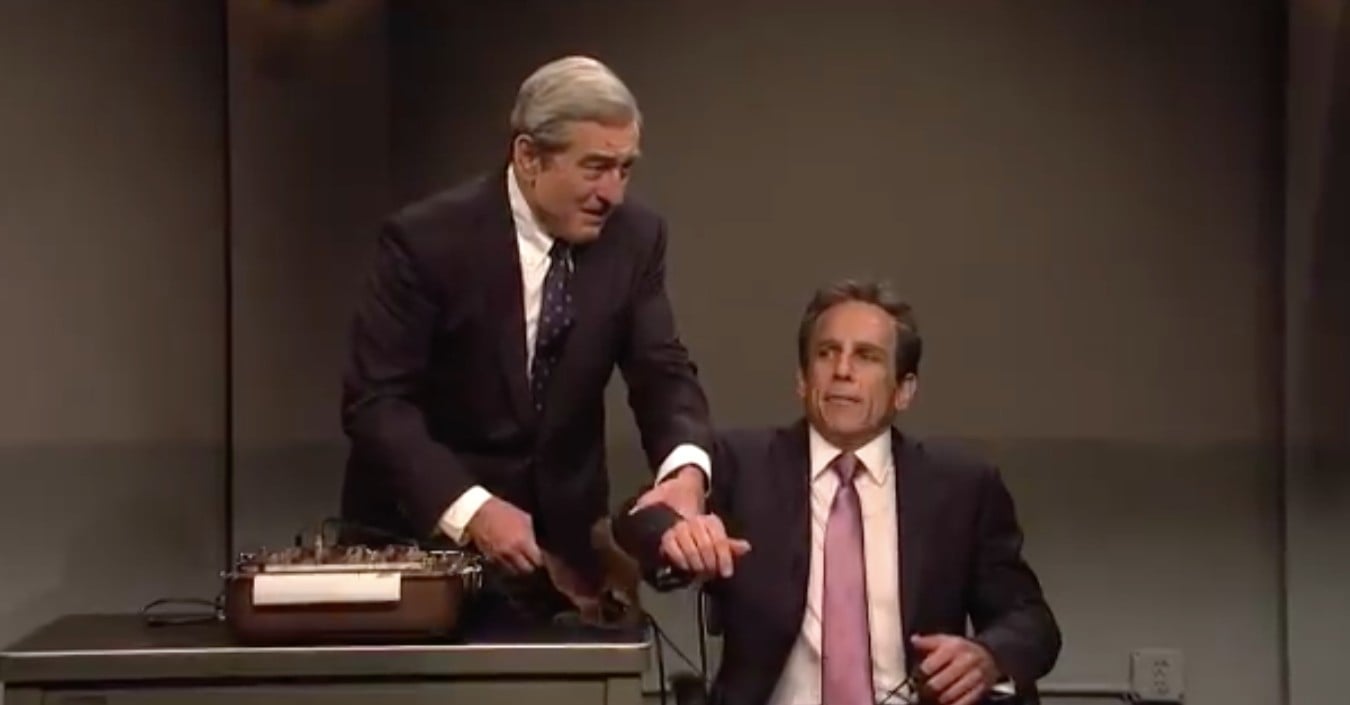 Ben Stiller and Robert De Niro SNL Cold Open April 2018 POPSUGAR News