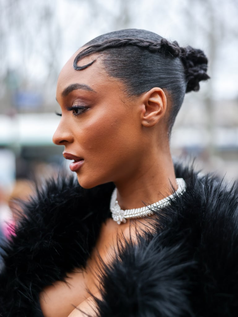 Natural Hair Braided Bun Hairstyle