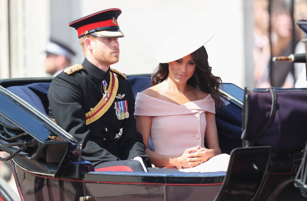 Meghan Markle Hair and Makeup Trooping the Colour 2018