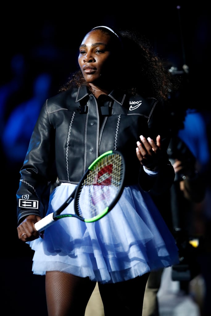 Serena's Off-White Leather Jacket