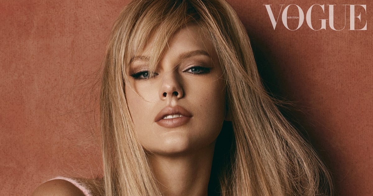 Taylor Swift S Side Bangs On British Vogue Cover January