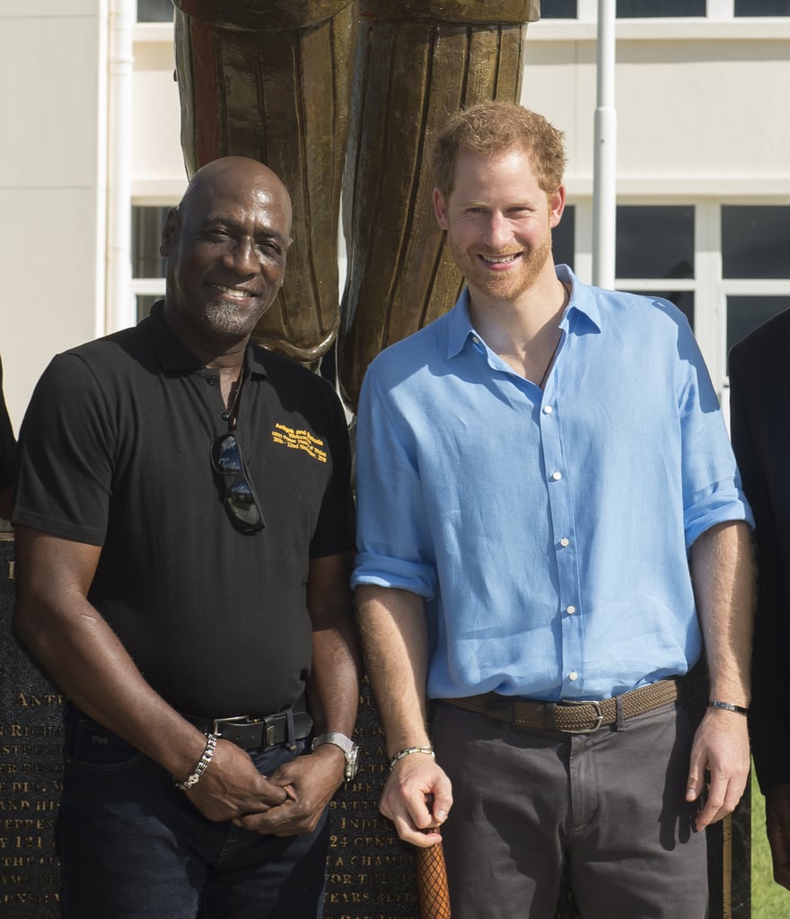 Harry and Sir Viv Richards