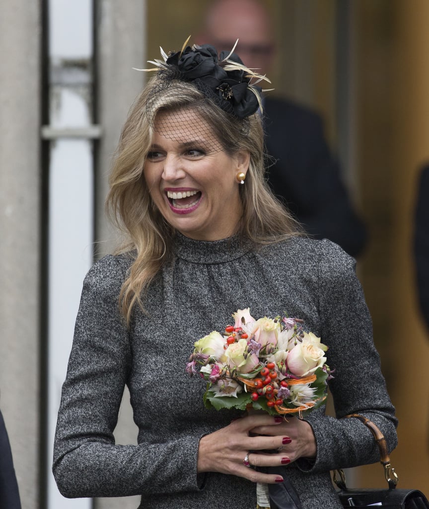 Queen Maxima of the Netherlands' Happy Faces