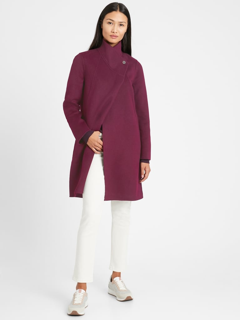 Banana Republic Double-Faced Cocoon Coat