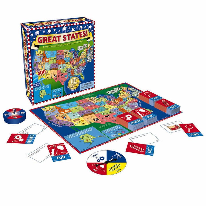 International Playthings Great States! Board Game