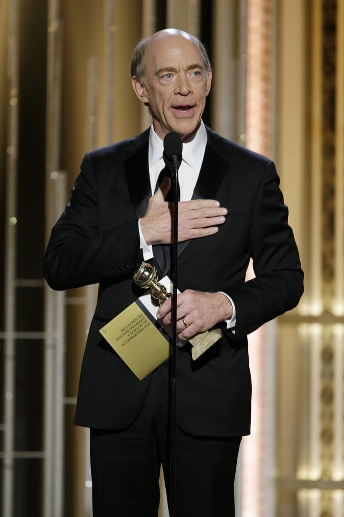 "He inspired me every day to want to scream at him and hit him in the face." — J.K. Simmons, about Whiplash costar Miles Teller