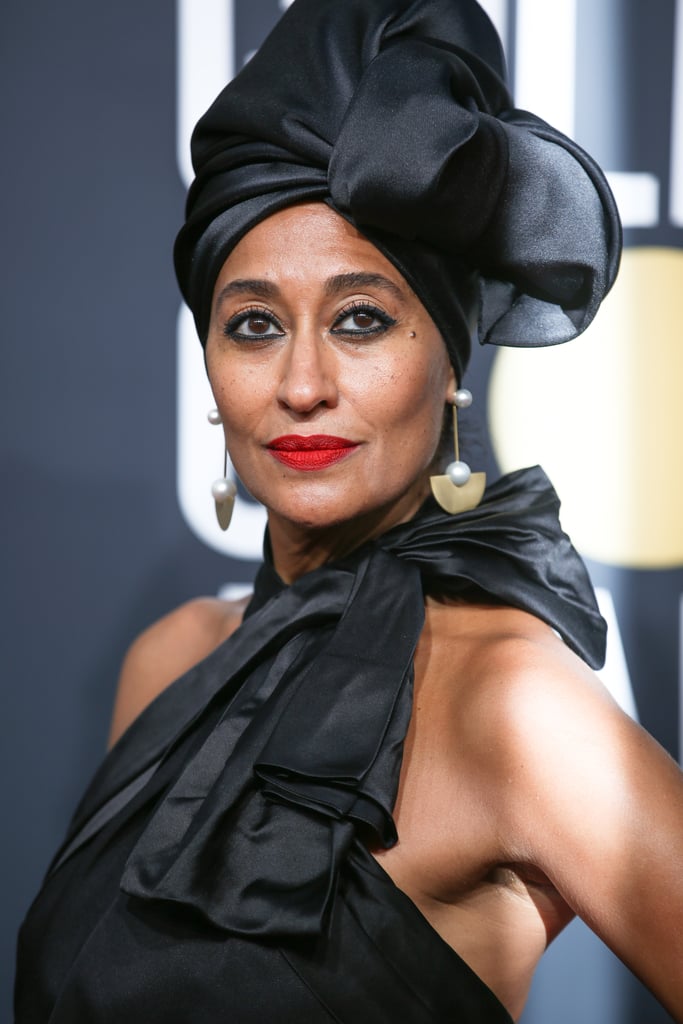 Tracee Ellis Ross stole the spotlight by wearing a Marc Jacobs turban with her gown.