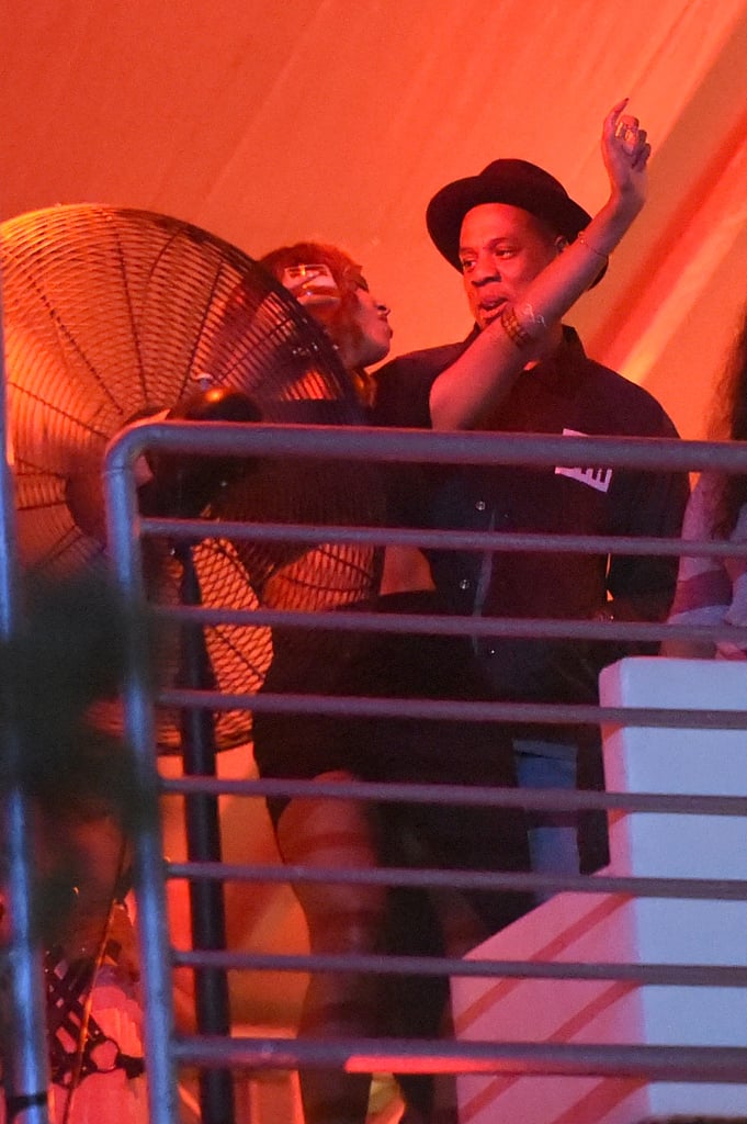 Beyoncé got loose with Jay Z while hanging out at the Made in America Festival in LA in September 2013.