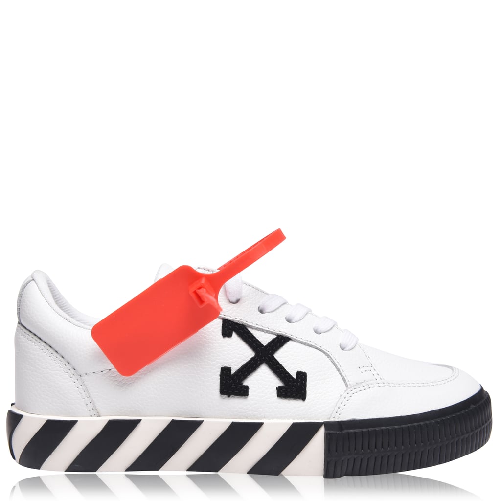 Off White Vulcanised Low Leather Trainers