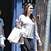 Angelina Jolie Neutral Ankle Strap Sandals