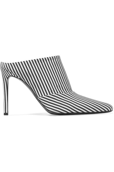 Altuzarra Striped Canvas Mules